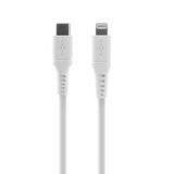 Fixed Kabel Liquid Silicone USB-C/Lightning 2m Hvid