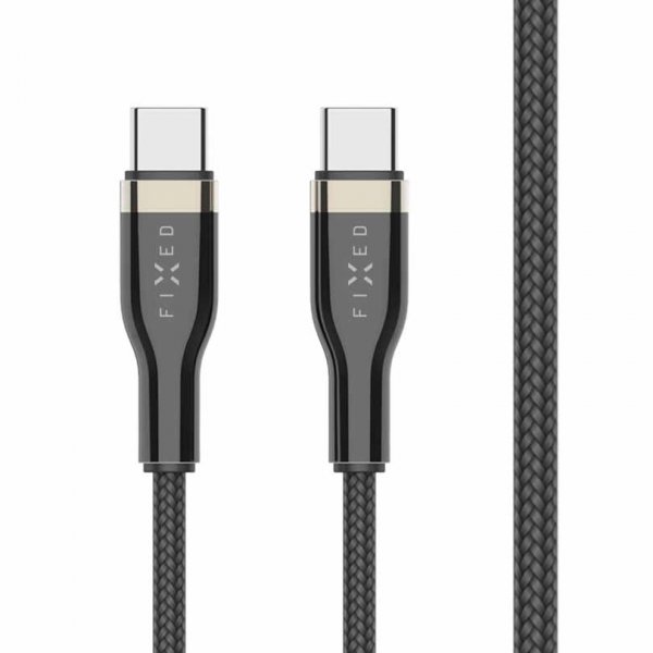 Fixed Kabel METAL Series USB-C/USB-C 2m Sort