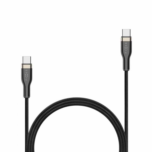 Fixed Kabel METAL Series USB-C/USB-C 2m Sort