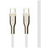 Fixed Kabel METAL Series USB-C/USB-C 2m Hvid