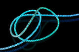Fast kabel Lysende RGB LED USB-C til USB-C 1.2m