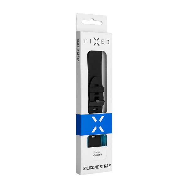 Fastmonteret Garmin QuickFit 20mm Silikonerem Blå
