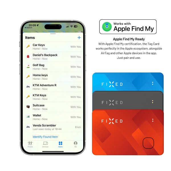 Fixed Tag Card Smart Tracker iPhone Sort