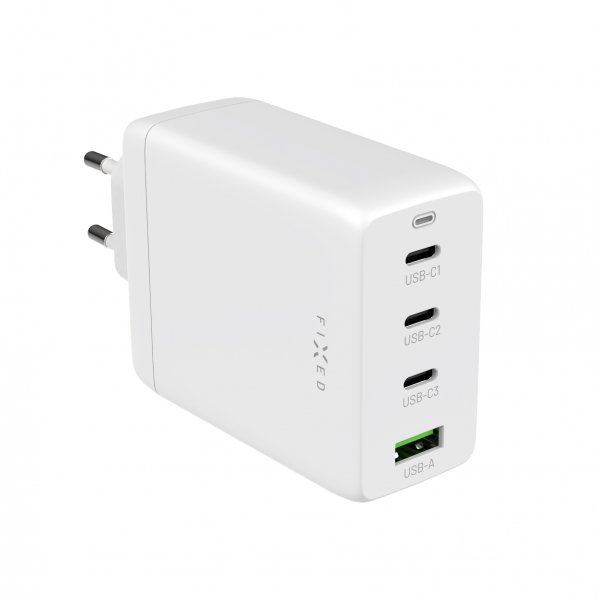 Fixed Oplader GaN100 3xUSB-C & 1xUSB-A