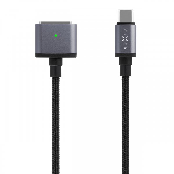 Fixed Kabel USB-C MagSafe 3 MacBook 140W 2m Sort