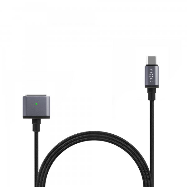 Fixed Kabel USB-C MagSafe 3 MacBook 140W 2m Sort