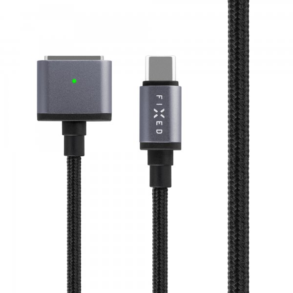 Fixed Kabel USB-C MagSafe 3 MacBook 140W 2m Sort