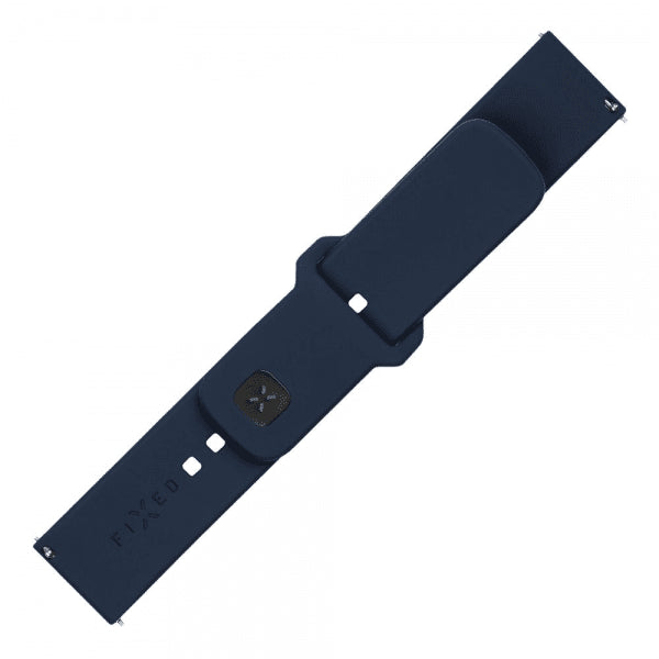 Fast Samsung Galaxy Watch 20mm Armbånd Silikone Sporty Rem Blå
