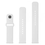 Repareret Samsung Galaxy Watch 22mm Rem Silikone Sporty Rem Hvid