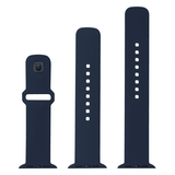 Fast Apple Watch 44/45/46mm Armbånd Silikone Sporty Rem Blå
