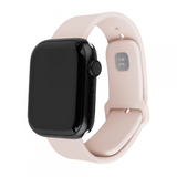 Fast Apple Watch 44/45/46mm Armbånd Silikone Sportsrem Rosa