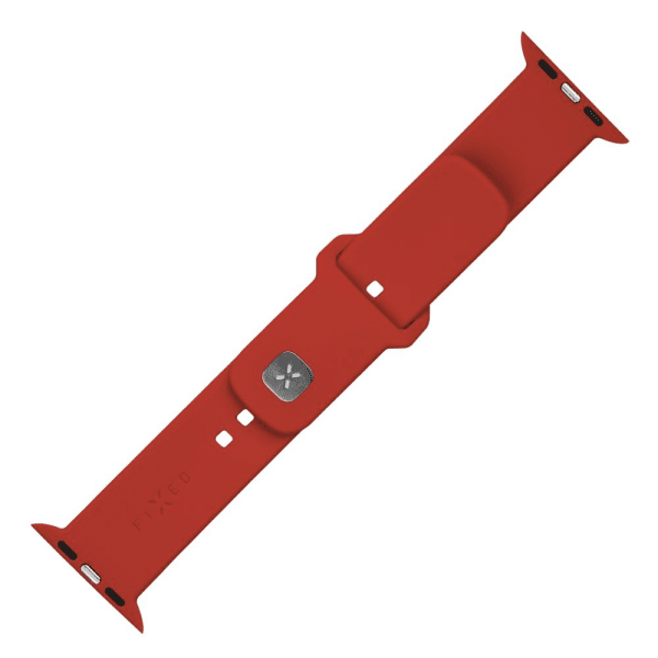 Fastgjort Apple Watch 38/40/41/42mm Armbånd Silikone Sportsrem Rød