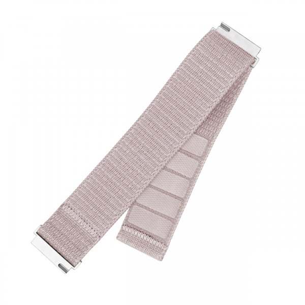 Fast Samsung Galaxy Watch 20mm Armbånd Nylon Sporty Rem Rosa