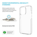 Fixed iPhone 15 Pro Cover ReStory Transparent