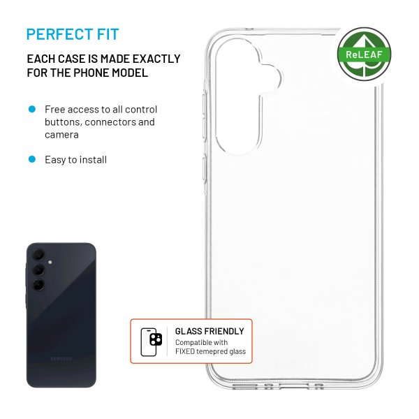 Fast Samsung Galaxy A35 Cover ReStory Transparent