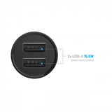 Fixed Mini Billader 2xUSB-A 15W