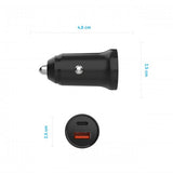 Fast Billader USB-C/USB-A 20W