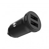 Fast minibiloplader med Lightning-kabel 1m 15W Sort