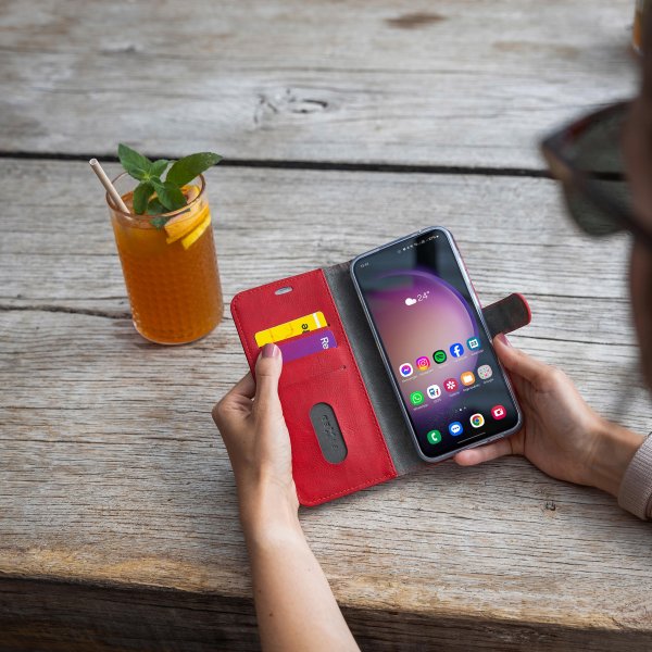 Fixed Samsung Galaxy A55 Etui Opus Book Rød