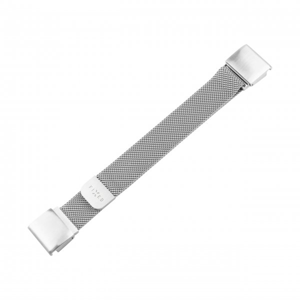 Fixed Garmin QuickFit 20mm Armbånd Mesh Rem Sølv