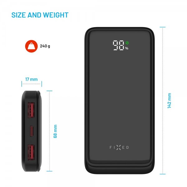 Fixed Powerbank Zen2 10 20W 10.000 mAh
