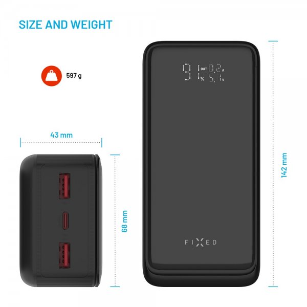 Fixed Powerbank Zen2 30 Plus 65W 30.000 mAh