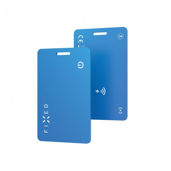 Fixed Tag Card Smart Tracker Blå