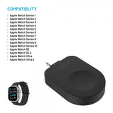 Fixed Oplader Apple Watch USB-C Sort