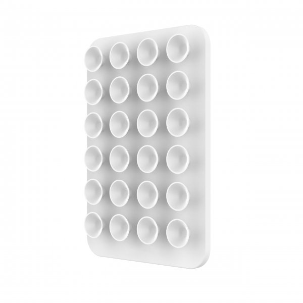 Fast MagSafe-holder med sugekopper MagMate Hvid