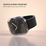 Fast Apple Watch 46mm (Serie 10) Cover med Indbygget skærmbeskytter PURE