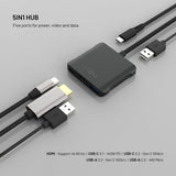 Fast Quadri USB-C Hub 5i1
