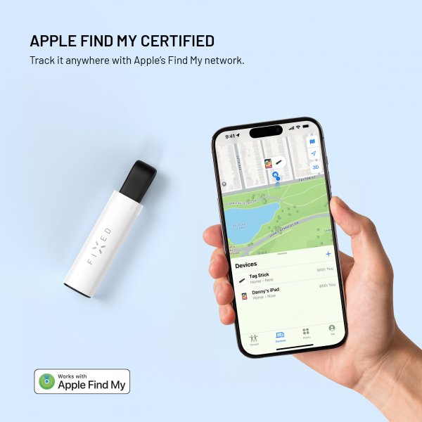 Fast Smart Tracker Tag Stick Hvid