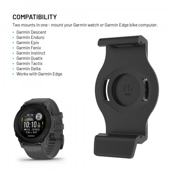 Fixed Garmin Smartwatch 26mm Holder til Cykelstyr