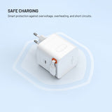 Fixed GaN65 Oplader med udtrækkeligt USB-C Kabel 65W
