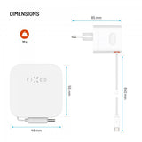 Fixed GaN65 Oplader med udtrækkeligt USB-C Kabel 65W