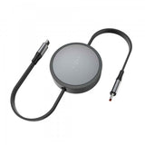 Fixed Udtrækkeligt Kabel USB-C 100W 1m Sort