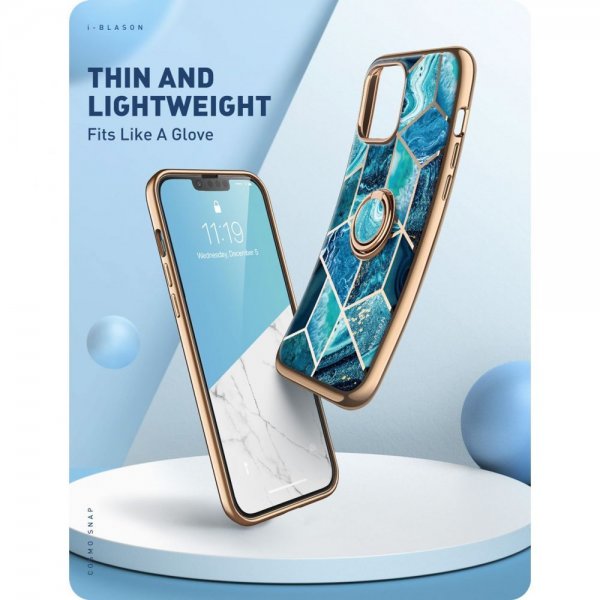 Supcase iPhone 13 Pro Cover Cosmo Snap Blue Marble