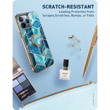 Supcase iPhone 13 Pro Cover Cosmo Snap Blue Marble