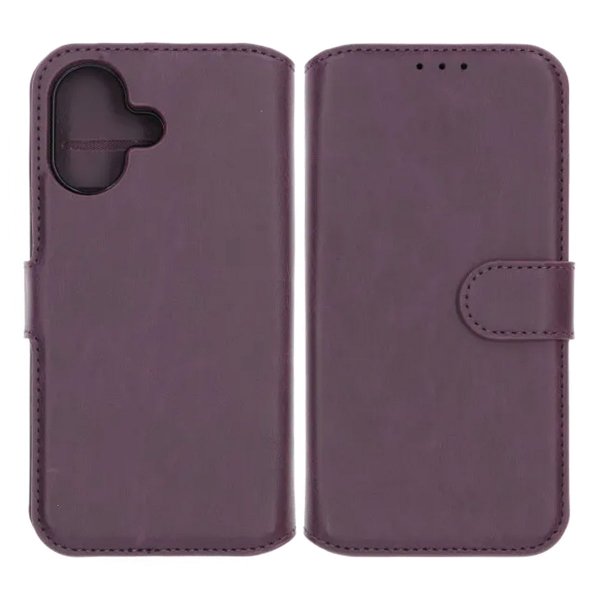 Rvelon iPhone 17 Etui 4 Kortlommer Aftagelig Skal Lilla