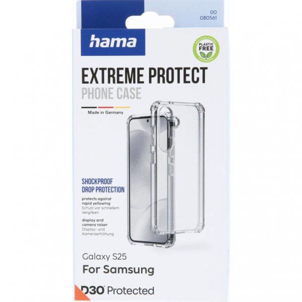 Hama Samsung Galaxy S25 Cover Extreme Protect Transparent