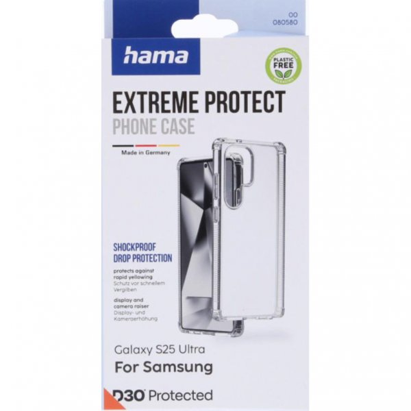 Hama Samsung Galaxy S25 Ultra Cover Extreme Protect Transparent