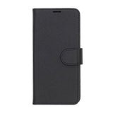 Samsung Galaxy S25 FE Cover med Kortlomme og Stativfunktion Sort