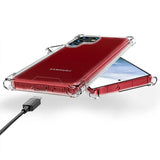 Samsung Galaxy S22 Ultra Cover Stødsikkert Transparent