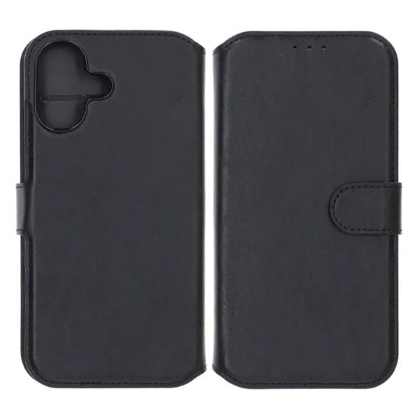 Rvelon iPhone 17 Etui 4 Kortlommer Aftageligt Cover Sort