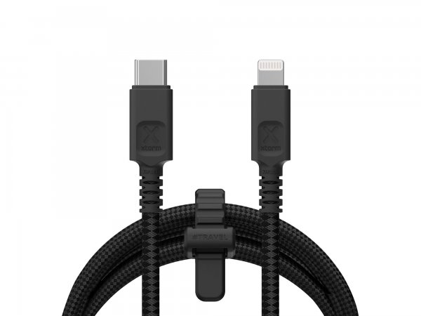 Xtorm Lightning til USB-C Kabel Next Gen 60W 1,5m Sort
