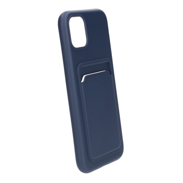 iPhone 11 Cover Kortholder Blå
