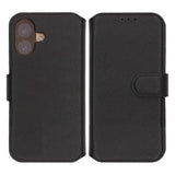 Rvelon iPhone 17 Etui Ægte Læder Sort