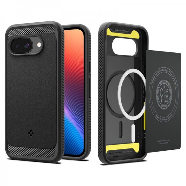 Spigen Google Pixel 9a Cover Rugged Armor MagFit Mat Sort
