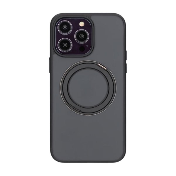 iPhone 14 Pro Max Cover Roterbart MagSafe Stativ Sort