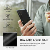 Pitaka Samsung Galaxy S23 Ultra Cover MagEZ Case 3 Black/Grey Twill